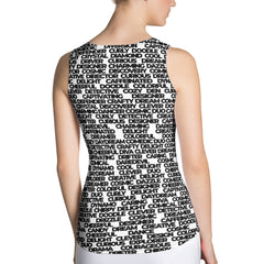Words of Wisdom Sublimation Cut & Sew Tank Top