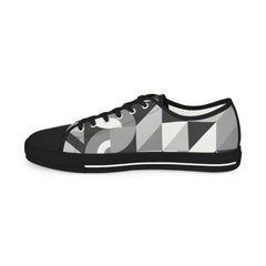 Abstract Geometry Low Top Sneakers