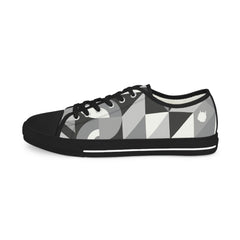 Abstract Geometry Low Top Sneakers