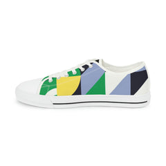 Abstract Geometry Low Top Sneakers