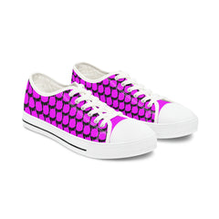 Iconic Pink Women's Low Top Sneakers