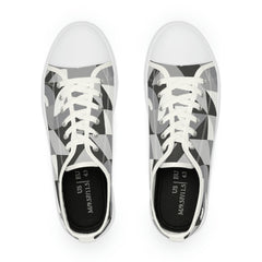 Abstract Geometry Low Top Sneakers