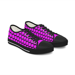 Iconic Pink Women's Low Top Sneakers