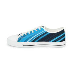 Blue Swirl Low Top Sneakers