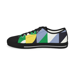 Abstract Geometry Low Top Sneakers