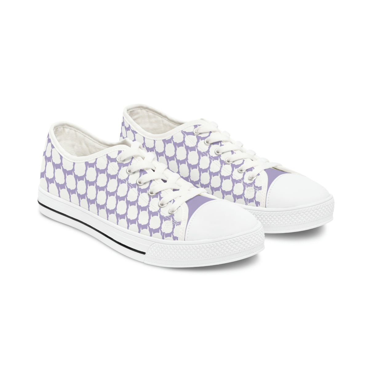 Iconic Lavendar Women's Low Top Sneakers