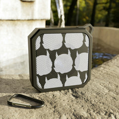 Iconic Pattern White Outdoor Bluetooth Speaker