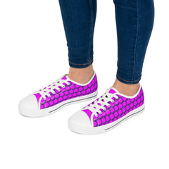 Iconic Pink Women's Low Top Sneakers