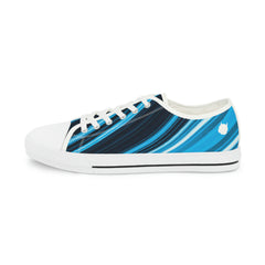 Blue Swirl Low Top Sneakers