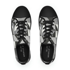 Abstract Geometry Low Top Sneakers