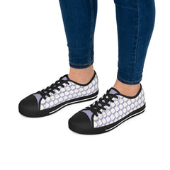 Iconic Lavendar Women's Low Top Sneakers