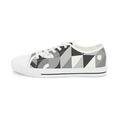 Abstract Geometry Low Top Sneakers