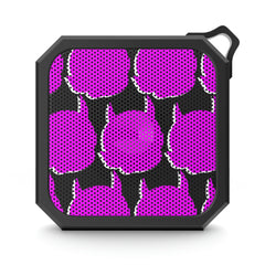 Iconic Pattern Pink & White Mashup Outdoor Bluetooth Speaker