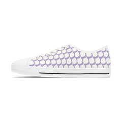 Iconic Lavendar Women's Low Top Sneakers