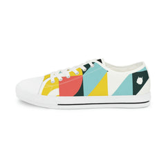 Abstract Geometry Low Top Sneakers