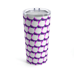 Iconic Pink & White Mashup 20oz Tumbler