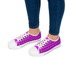 Iconic Pink Women's Low Top Sneakers