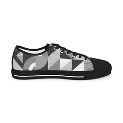 Abstract Geometry Low Top Sneakers