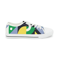 Abstract Geometry Low Top Sneakers