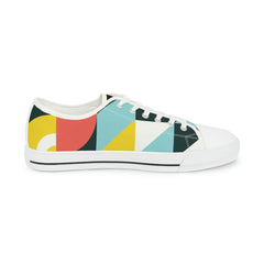 Abstract Geometry Low Top Sneakers