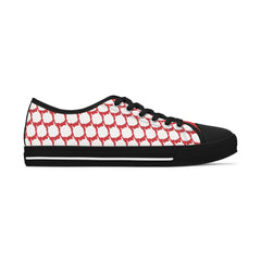 Iconic Luscious Red Women's Low Top Sneakers