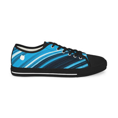 Blue Swirl Low Top Sneakers