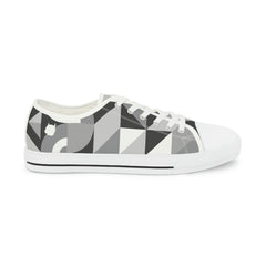 Abstract Geometry Low Top Sneakers