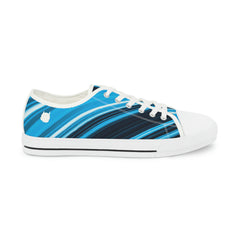 Blue Swirl Low Top Sneakers