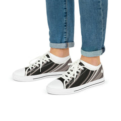 Grey Swirl Low Top Sneakers