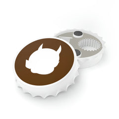 Iconic White Magnetic Bottle Opener