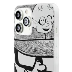 Swagged Up Black & White Flexi Case