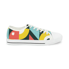 Abstract Geometry Low Top Sneakers