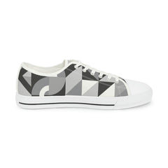 Abstract Geometry Low Top Sneakers