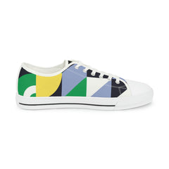 Abstract Geometry Low Top Sneakers