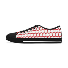 Iconic Luscious Red Women's Low Top Sneakers