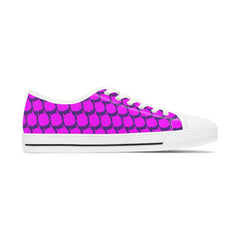 Iconic Pink Women's Low Top Sneakers