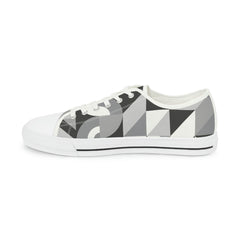 Abstract Geometry Low Top Sneakers